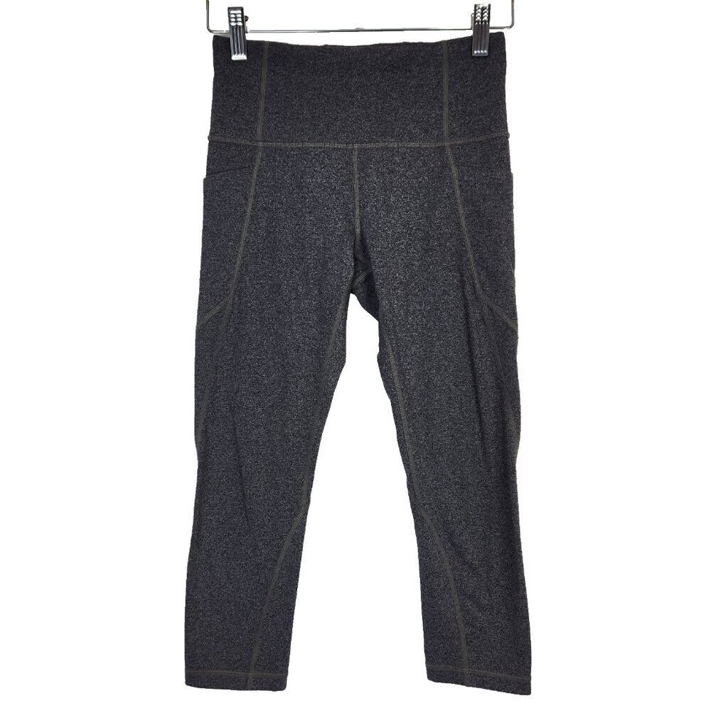 Athleta Dark Charcoal Heather Leggings